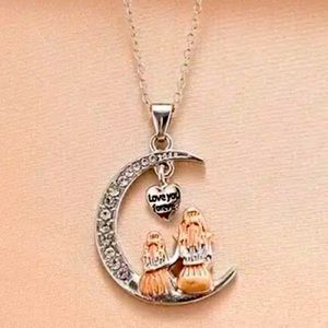Mother & Daughter Necklace - Love You Forever